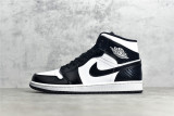 NIKE AIR JORDAN 1 MID SE ALL STAR 2021 BLACK/WHITE/BLACK DD1649-001