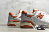 NEW BALANCE 550 COLLEGE PACK RUNNING SHOES WHITE/WHITE/ORANGE BB550SIZ