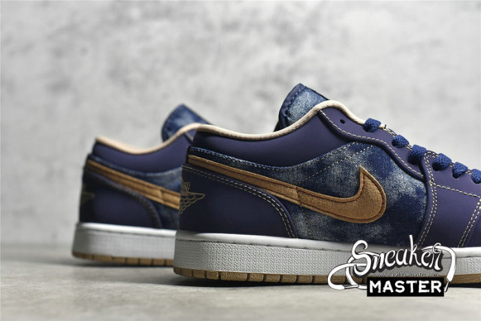  NIKE AIR JORDAN 1 LOW SE DENIM MIDNIGHT NAVY/MUSLIN DH1259-400