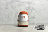 NEW BALANCE 550 COLLEGE PACK RUNNING SHOES WHITE/WHITE/ORANGE BB550SIZ