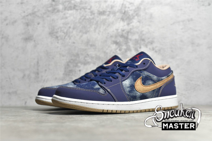  NIKE AIR JORDAN 1 LOW SE DENIM MIDNIGHT NAVY/MUSLIN DH1259-400