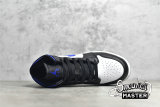 NIKE AIR JORDAN 1 MID GS WHITE/RACER BLUE/BLACK 554725-140