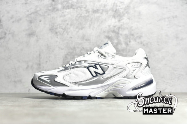 NEW BALANCE 725B RUNNING SHOES METALIC SILVER/WHITE/WHITE ML725B