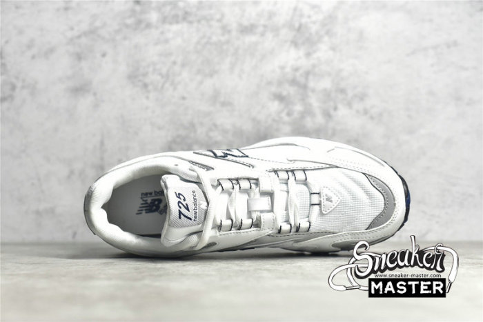 NEW BALANCE 725B RUNNING SHOES METALIC SILVER/WHITE/WHITE ML725B