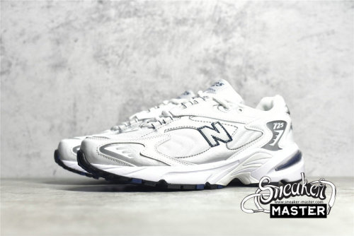 NEW BALANCE 725B RUNNING SHOES METALIC SILVER/WHITE/WHITE ML725B