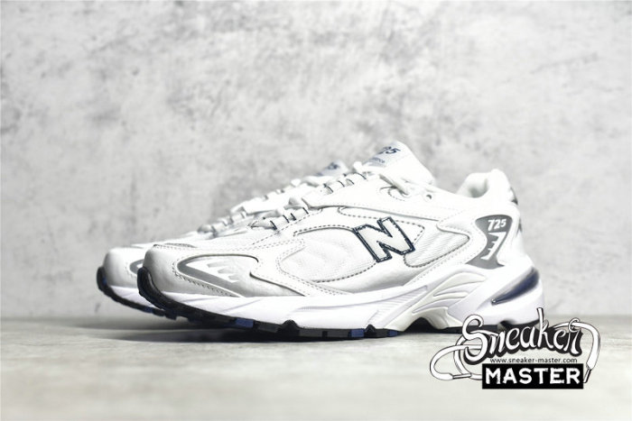NEW BALANCE 725B RUNNING SHOES METALIC SILVER/WHITE/WHITE ML725B