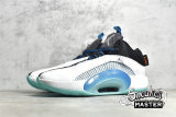 NIKE GUO AILUN X AIR JORDAN 35 GC PF MORPHO WHITE/BLACK/LASER BLUE/METALLIC SILVER CZ8153-100