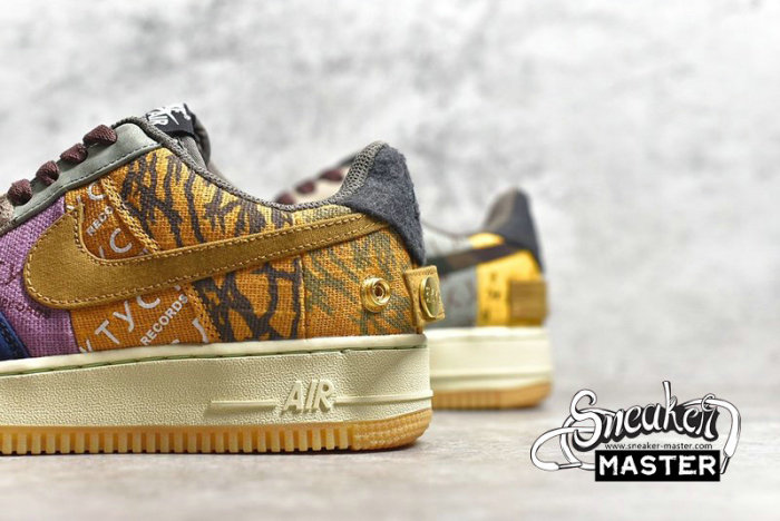 NIKE AIR FORCE 1 LOW X TRAVIS SCOTT CACTUS JACK MULTI-COLOR/MUTED BRONZE-FOSSIL CQ4565-900