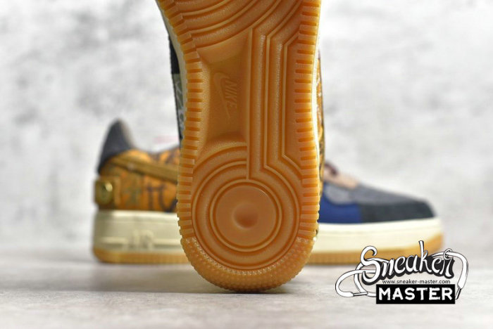 NIKE AIR FORCE 1 LOW X TRAVIS SCOTT CACTUS JACK MULTI-COLOR/MUTED BRONZE-FOSSIL CQ4565-900