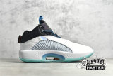 NIKE GUO AILUN X AIR JORDAN 35 GC PF MORPHO WHITE/BLACK/LASER BLUE/METALLIC SILVER CZ8153-100