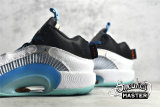 NIKE GUO AILUN X AIR JORDAN 35 GC PF MORPHO WHITE/BLACK/LASER BLUE/METALLIC SILVER CZ8153-100