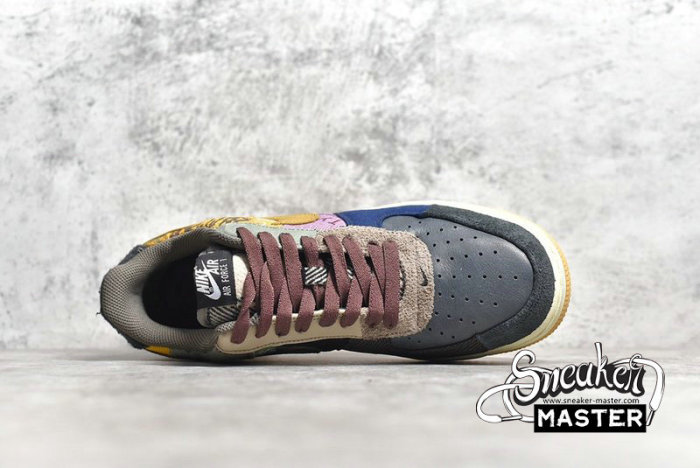 NIKE AIR FORCE 1 LOW X TRAVIS SCOTT CACTUS JACK MULTI-COLOR/MUTED BRONZE-FOSSIL CQ4565-900