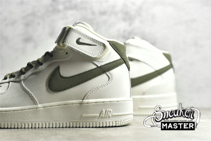NIKE AIR FORCE 1 MID 07 OFF WHITE/DARK GREEN/WHITE LZ6819-608