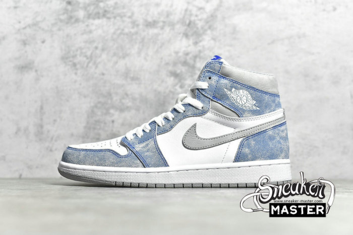 NIKE AIR JORDAN 1 RETRO HIGH OG HYPER ROYAL/LIGHT SMOKE GREY/WHITE 555088-402
