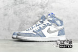 NIKE AIR JORDAN 1 RETRO HIGH OG HYPER ROYAL/LIGHT SMOKE GREY/WHITE 555088-402