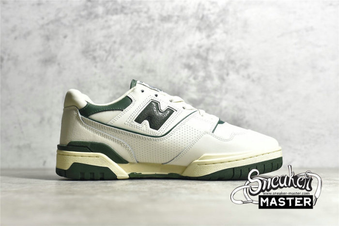 NEW BALANCE AIMÉ LEON DORE X 550 RUNNING SHOES EVERGREEN/WHITE BB550ALD