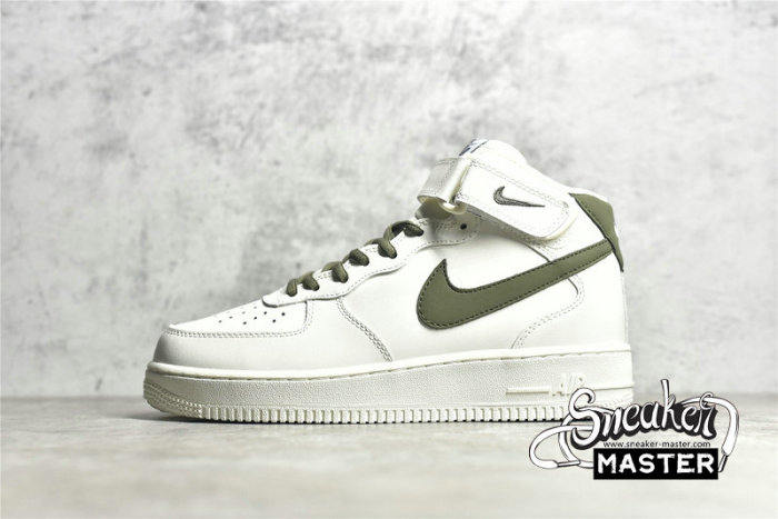 NIKE AIR FORCE 1 MID 07 OFF WHITE/DARK GREEN/WHITE LZ6819-608