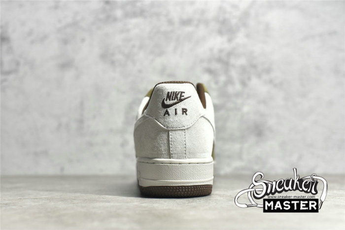 NIKE AIR FORCE 1 LOW WHITE/BROWN-OLIVE GREEN DB2260-199