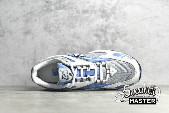 NEW BALANCE RUNNING SHOES WHITE/GREY/BLUE-BLACK ML725E