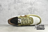 NIKE AIR FORCE 1 LOW WHITE/BROWN-OLIVE GREEN DB2260-199