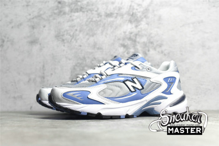 NEW BALANCE RUNNING SHOES WHITE/GREY/BLUE-BLACK ML725E