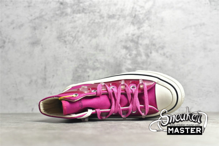 CONVERSE KIM JONES X CHUCK TAYLOR ALL-STAR 70S HIGH ROSE RED/WHITE/EGRET 171251C