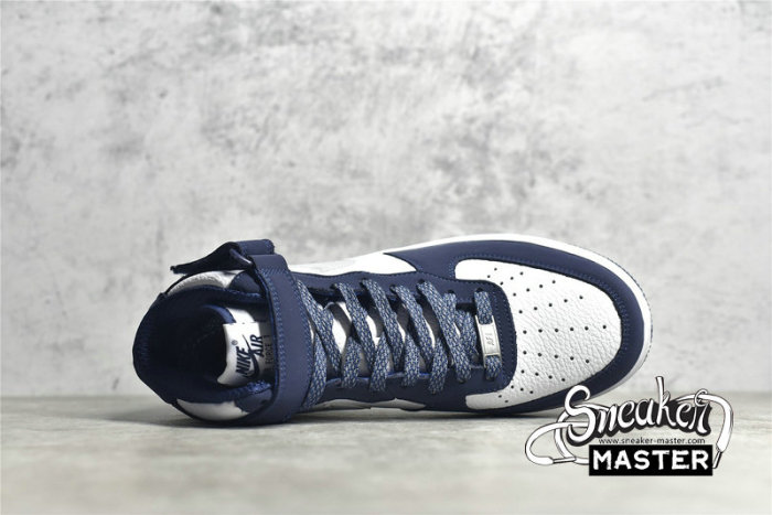 NIKE AIR FORCE 1 MID 07 NAVY BLUE/WHITE/GREY AQ2263-115