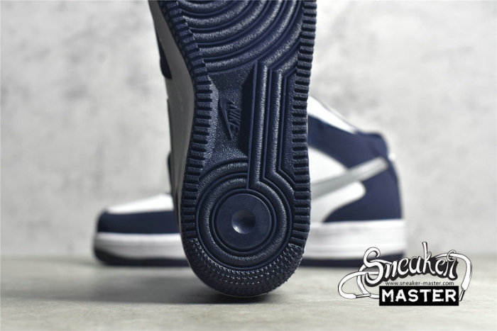 NIKE AIR FORCE 1 MID 07 NAVY BLUE/WHITE/GREY AQ2263-115