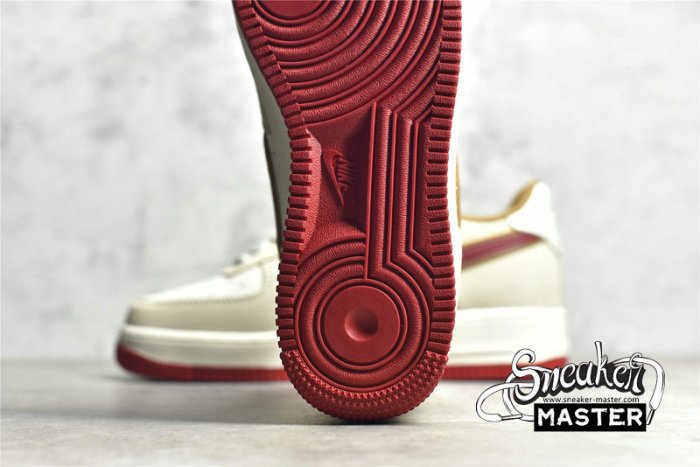 NIKE AIR FORCE 1 LOW 07 SU19 BEIGE/WHITE/RED QZ3068-226