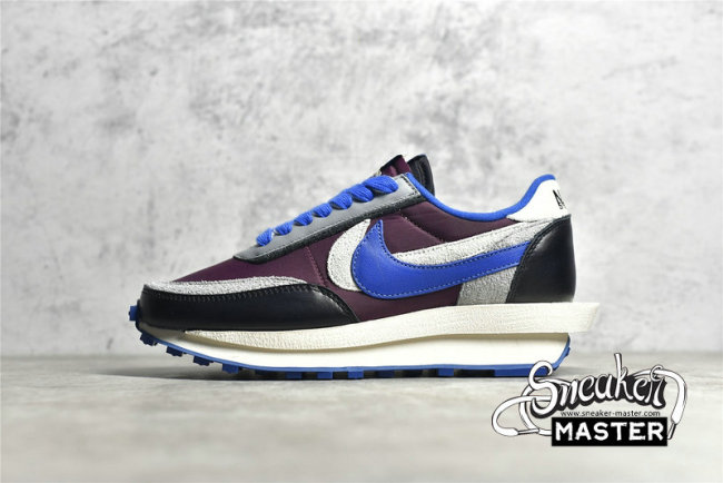 NIKE SACAI X UNDERCOVER X LDWAFFLE NIGHT MAROON/PALE IVORY/GROUND GREY/TEAM ROYAL DJ4877-600