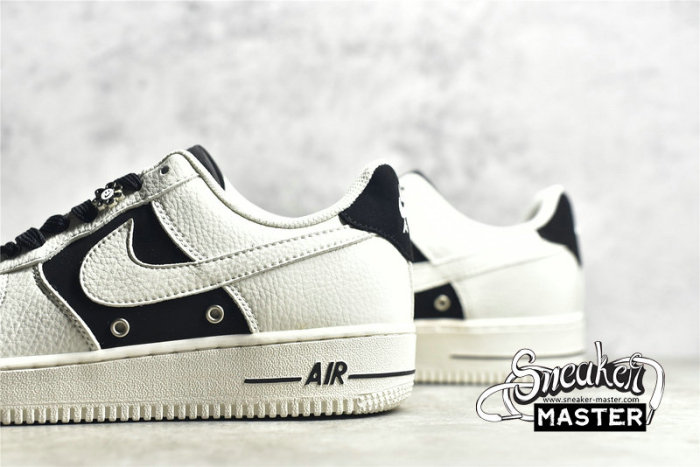 NIKE AIR FORCE 1 LOW 07 BEIGE/BLACK/METALLIC SILVER DD8571-013