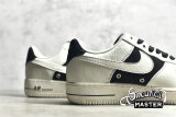 NIKE AIR FORCE 1 LOW 07 BEIGE/BLACK/METALLIC SILVER DD8571-013