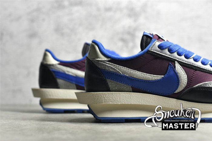 NIKE SACAI X UNDERCOVER X LDWAFFLE NIGHT MAROON/PALE IVORY/GROUND GREY/TEAM ROYAL DJ4877-600