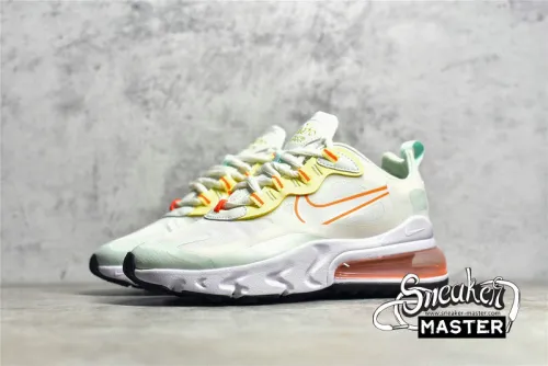 NIKE AIR MAX 270 REACT PALE IVORY/BARELY GREEN/LIGHT ZITRON/SUMMIT WHITE CV8818-102