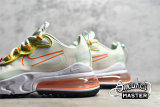 NIKE AIR MAX 270 REACT PALE IVORY/BARELY GREEN/LIGHT ZITRON/SUMMIT WHITE CV8818-102