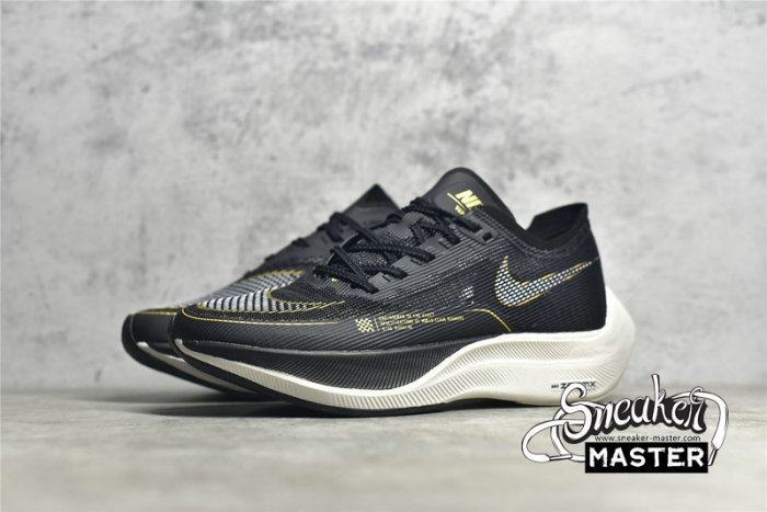 NIKE ZOOMX VAPORFLY NEXT% 2 BLACK/METALLIC GOLD/WHITE CU4111-001
