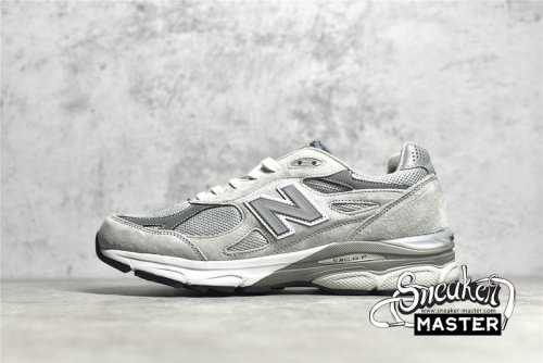 NEW BALANCE 990V3 MADE IN USA GREY/GREY/WHITE M990GY3