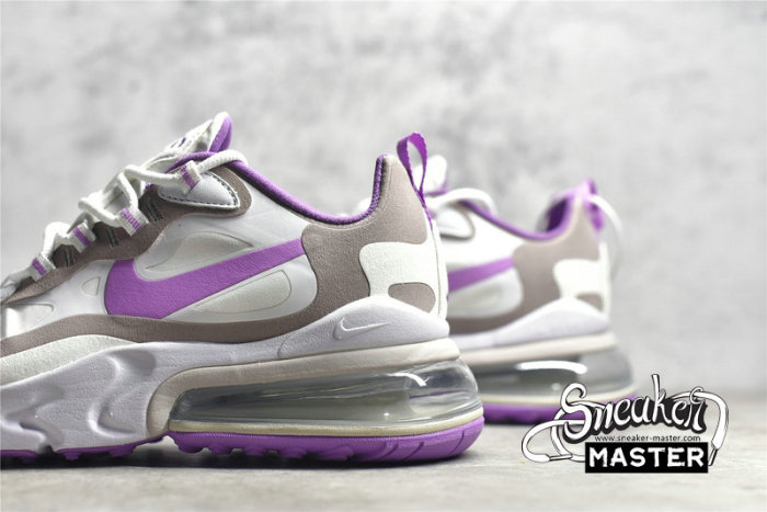 NIKE AIR MAX 270 REACT WHITE/LIGHT VIOLET/GREY CZ1609-100