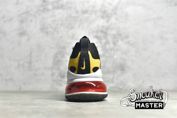 NIKE AIR MAX 270 REACT WHITE/WHITE/UNIVERSITY GOLD/UNIVERSITY RED DA2610-161