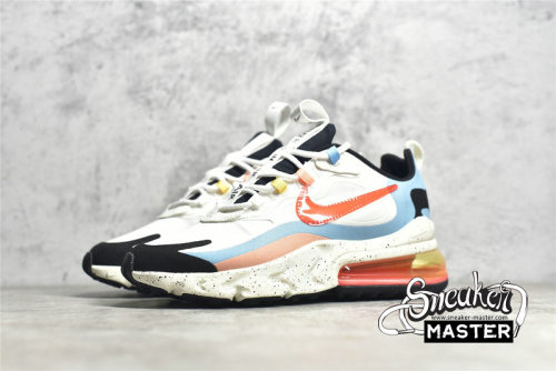 NIKE AIR MAX 270 REACT THE FUTURE IS IN THE AIR WHITE/INFRARED/SUMMIT WHITE DD8498-161