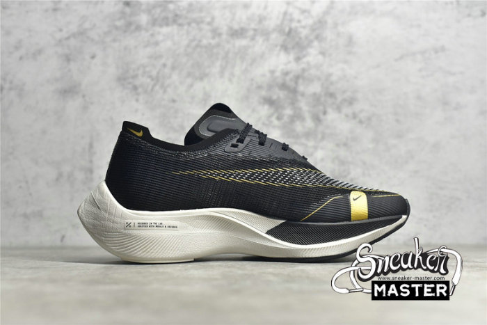 NIKE ZOOMX VAPORFLY NEXT% 2 BLACK/METALLIC GOLD/WHITE CU4111-001