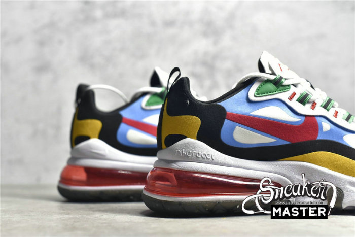 NIKE AIR MAX 270 REACT WHITE/WHITE/UNIVERSITY GOLD/UNIVERSITY RED DA2610-161