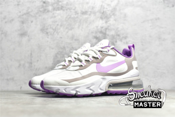NIKE AIR MAX 270 REACT WHITE/LIGHT VIOLET/GREY CZ1609-100