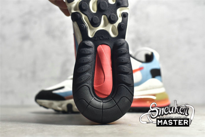 NIKE AIR MAX 270 REACT THE FUTURE IS IN THE AIR WHITE/INFRARED/SUMMIT WHITE DD8498-161