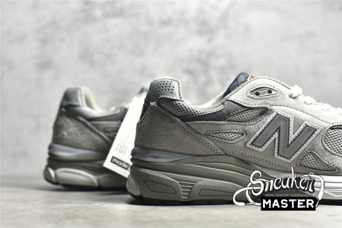 NEW BALANCE 990V3 MADE IN USA GREY/GREY/WHITE M990GY3