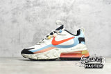 NIKE AIR MAX 270 REACT THE FUTURE IS IN THE AIR WHITE/INFRARED/SUMMIT WHITE DD8498-161
