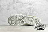 NIKE OFF-WHITE X SB DUNK LOW LOT 37 OF 50 SAIL/NEUTRAL GREY/YELLOW DJ0950-105