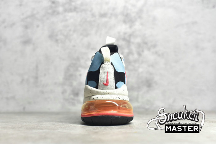 NIKE AIR MAX 270 REACT THE FUTURE IS IN THE AIR WHITE/INFRARED/SUMMIT WHITE DD8498-161