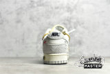 NIKE OFF-WHITE X SB DUNK LOW LOT 37 OF 50 SAIL/NEUTRAL GREY/YELLOW DJ0950-105