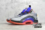 NIKE AIR JORDAN 35 CENTER OF GRAVITY GLACIER GREY/LASER CRIMSON/BLACK DC1492-001